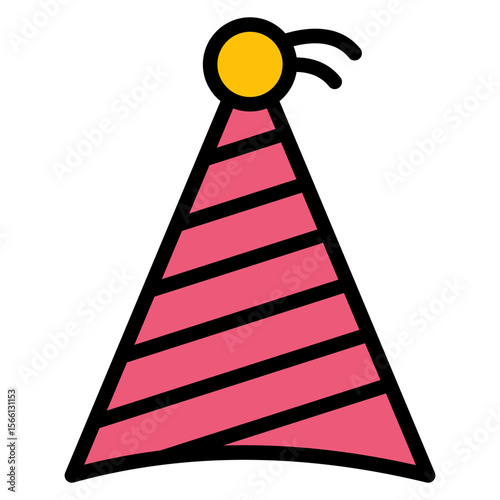 Party Hat icon vector image. Can be used for Raising Children.