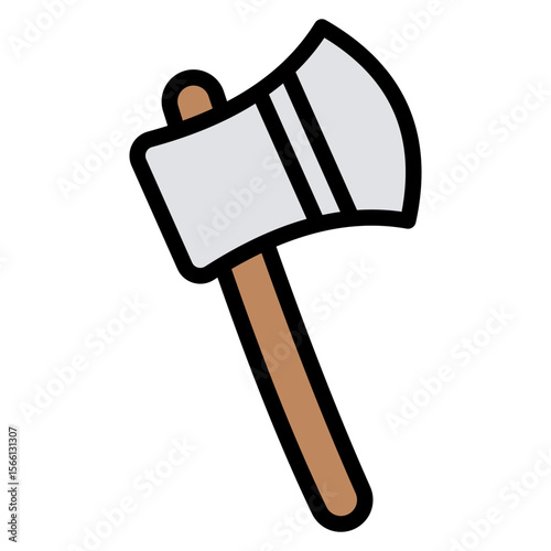 Axe icon vector image. Can be used for Rescue And Response.