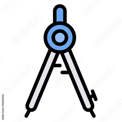 Compass icon vector image. Can be used for Rescue And Response.