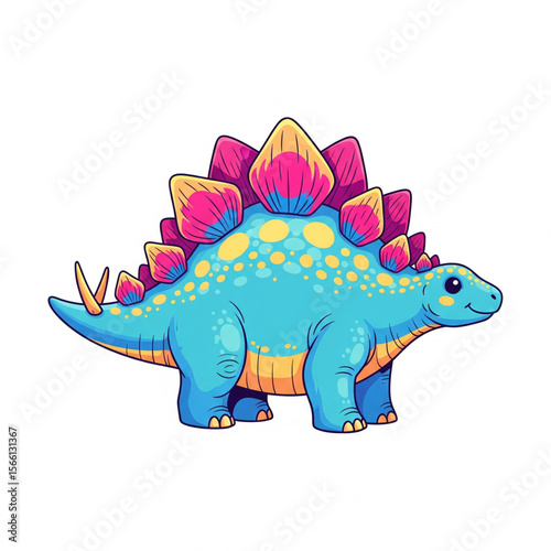 Stego-mazing: Your New Favorite Colorful Dino Art