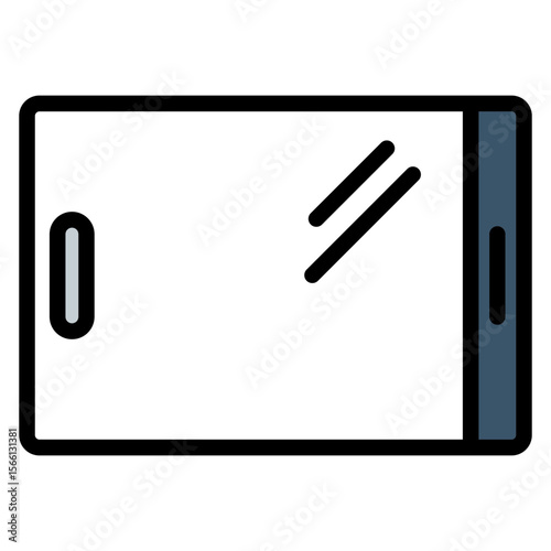 Tablet icon vector image. Can be used for Raising Children.