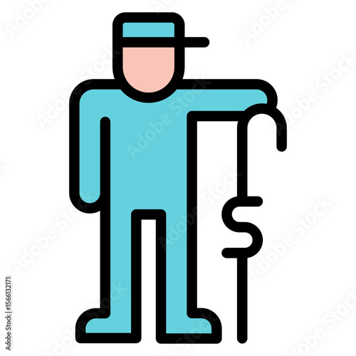 Pension Plan icon vector image. Can be used for Retirement.