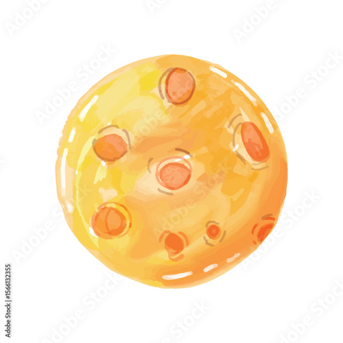 Watercolor paper illustration space  galaxy suit. Idea for icons, wallpaper, children’s art, books, cartoon, background, banner, poster, magazine, details decoration, birthday