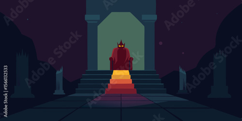 Dusty Throne Room Of A Forgotten King