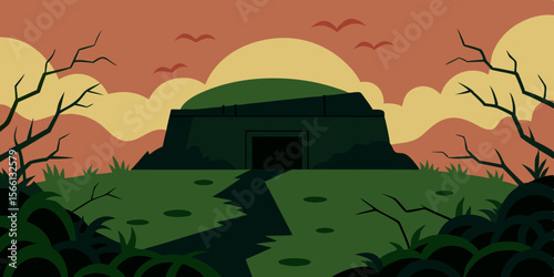Forgotten War Bunker Beneath Layers Of Time