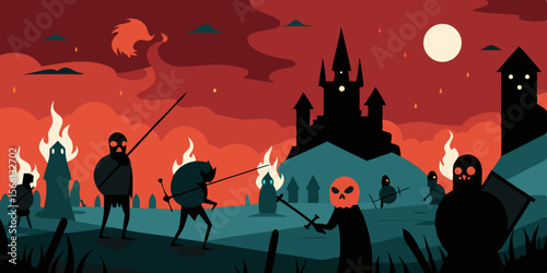 Medieval Battlefield Haunted By Eternal Spirits