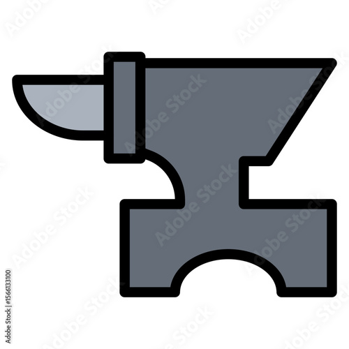 Anvil icon vector image. Can be used for Mining And Crafting.