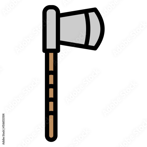 Axe icon vector image. Can be used for Mining And Crafting.