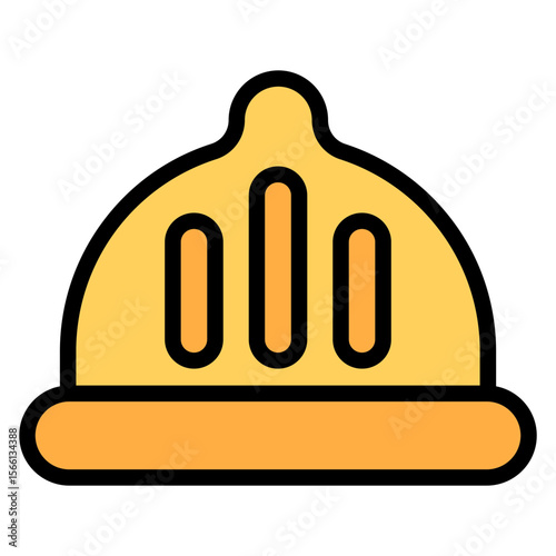 Safety Helmet icon vector image. Can be used for Oil And Gas.