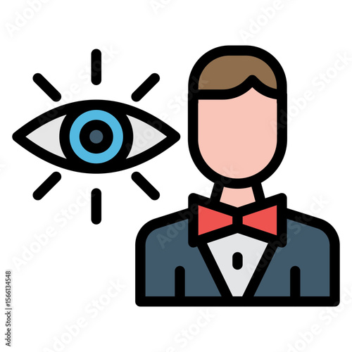 First Impressions icon vector image. Can be used for Dating App.