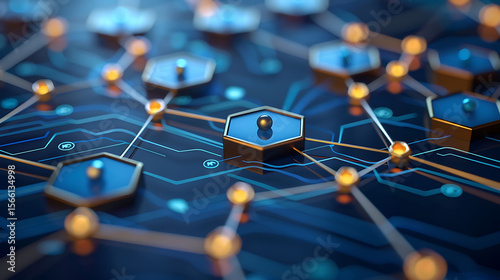 A dynamic 3D flowchart displays interconnected nodes and arrows, visually mapping out a process, workflow, or system with clarity and modern design.
