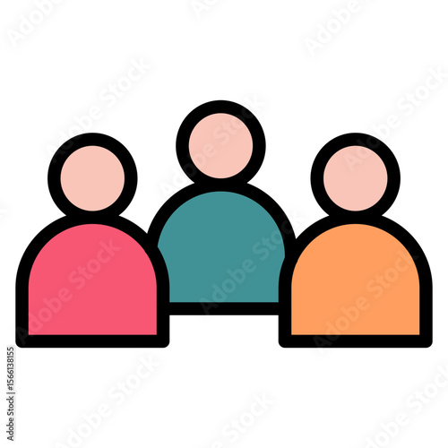 Group icon vector image. Can be used for Protesting and Civil Disobedience.