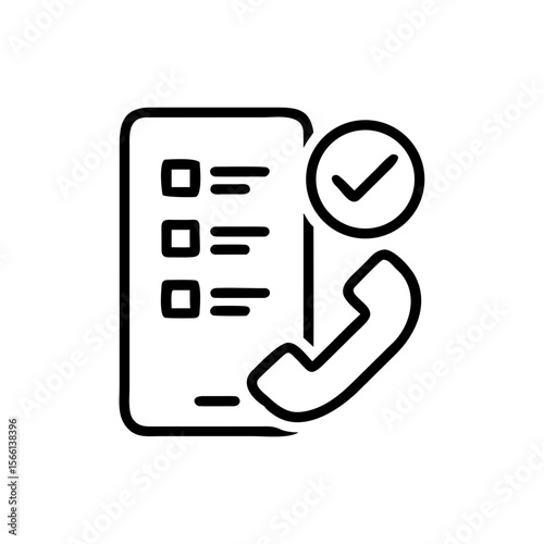 Editable Stroke Survey and Feedback Icons Set – Vector Line Style for Questionnaire, Rating, and Poll UI Design