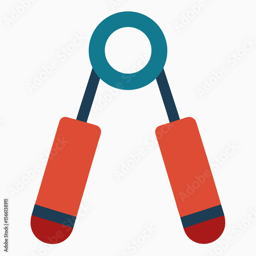 Hand Grip Strengthener Vector Icon