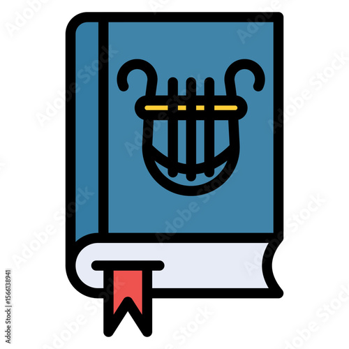 Classic Literature icon vector image. Can be used for Literature.