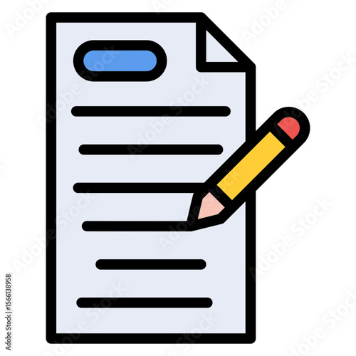 Draft icon vector image. Can be used for Literature.