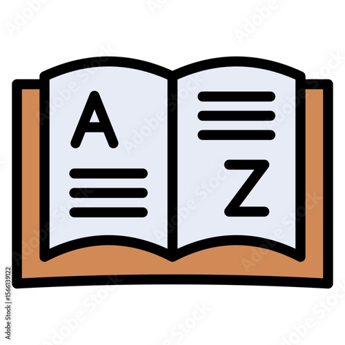 English Literature icon vector image. Can be used for Literature.