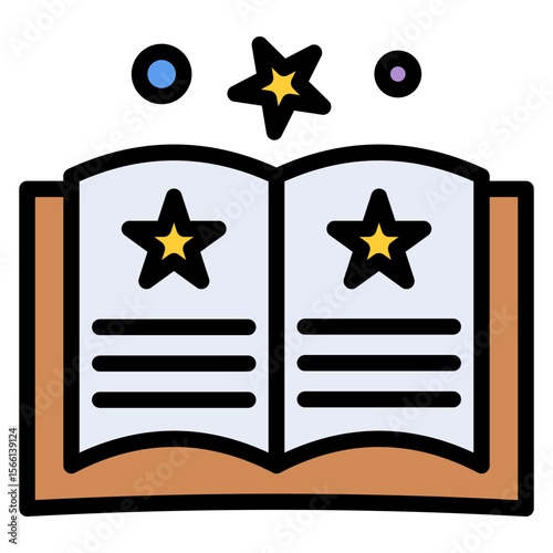Fiction icon vector image. Can be used for Literature.