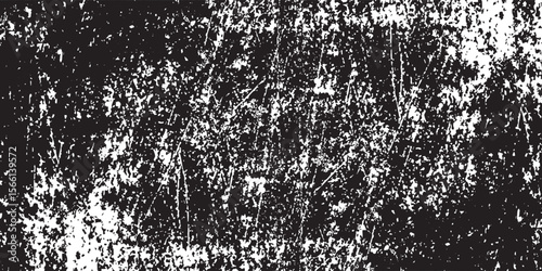 Modern black and white grunge. Distress overlay texture. Abstract surface dust and rough dirty wall background art