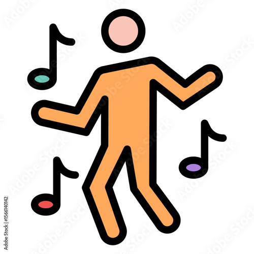 Enjoy icon vector image. Can be used for Lifestyles.