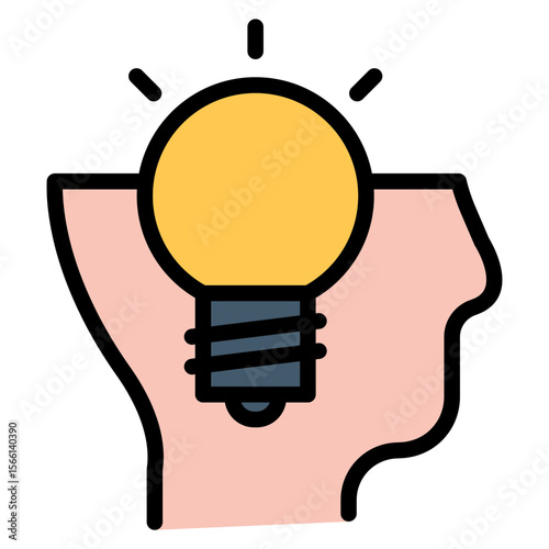 Inspiration icon vector image. Can be used for Lifestyles.