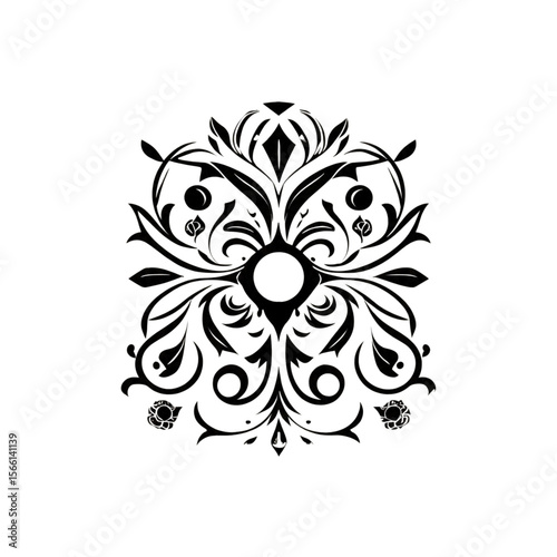 vector floral ornament