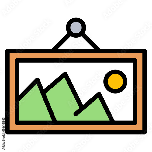 Frame icon vector image. Can be used for Filmmaking.