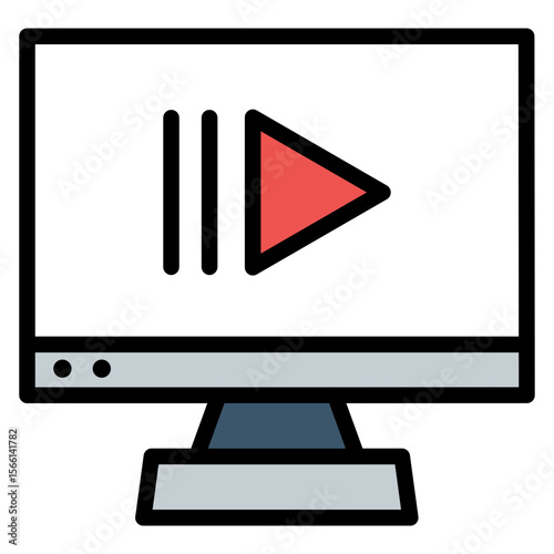 Slow Motion icon vector image. Can be used for Filmmaking.