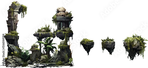 2D Platformer Forest Game Level Design