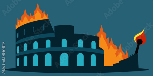 A Crumbling Coliseum Where Ghostly Gladiators Fight Forever