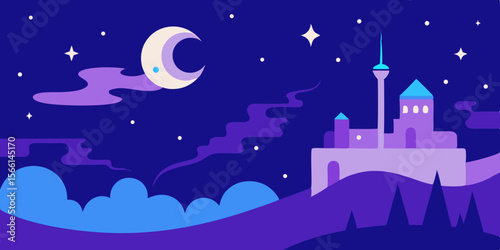 A Dreamlike Realm Where Night Never Ends And The Stars Whisper