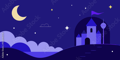A Dreamlike Realm Where Night Never Ends And The Stars Whisper