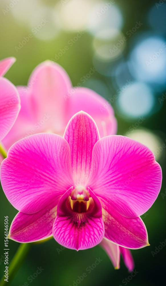 Fototapeta premium pink orchid flower
