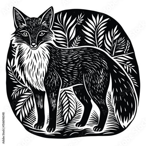 fox vector illustration