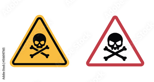 Danger Skull Crossbones Signs: Warning Symbols for Hazardous Materials