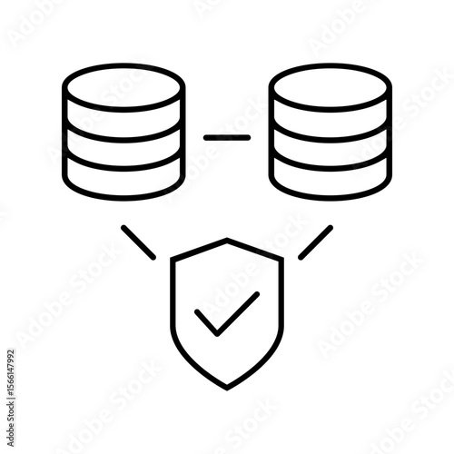 Cybersecurity vector icon. Firewall illustration sign. Web protection symbol. Cyber security web icon.