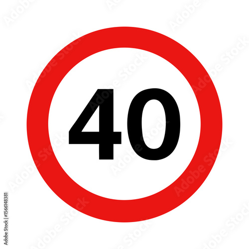 Download speed limit sign forty road safety regulation traffic highway rule