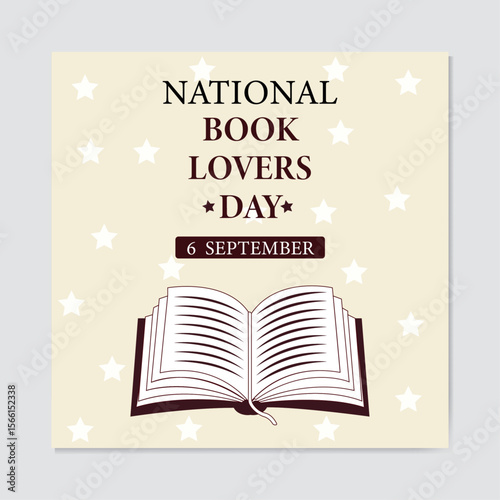 National Book lovers Day, held on 6 September.