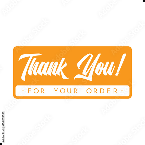 Thank You for Your Order. Elegant Thank You for Your Order Design with Stylish Graphics. Sophisticated Thank You for Your Purchase Image with Modern Elements. Chic Thank You for Your Order Graphic
