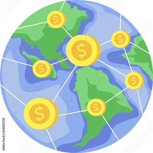 Global Money Illustration