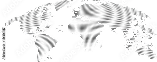 Dotted World Map