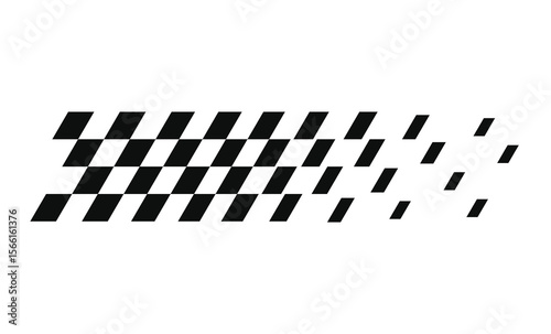Racing cars and race car stripe, checkered flag, finish line, motocross label, dynamic line, motorsport, racing stripe speed, speed symbol for racing
