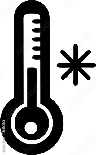 Freezing Weather and Low Temperature Icon