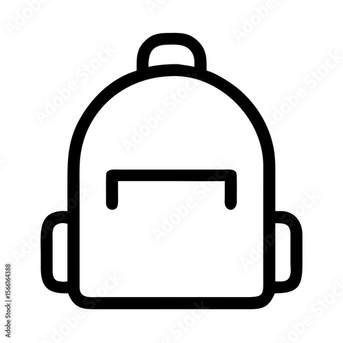 vector illustration of a bag