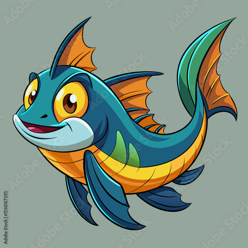 vector illustration of fish
