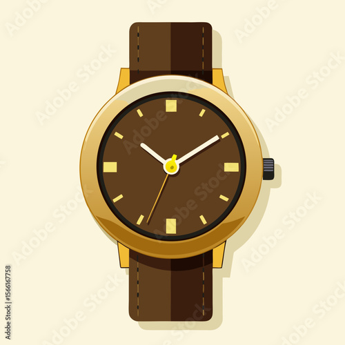 wristwatch vector illustration