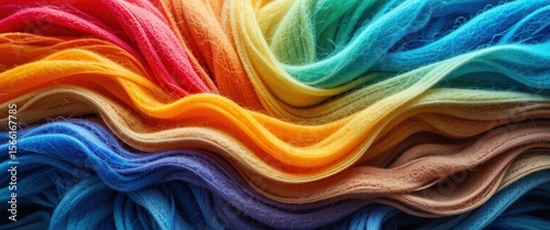 Colorful fabric textures providing vibrant backgrounds for computer screens