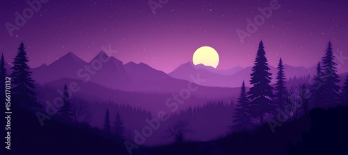 A_twilight_purple_gradient background.