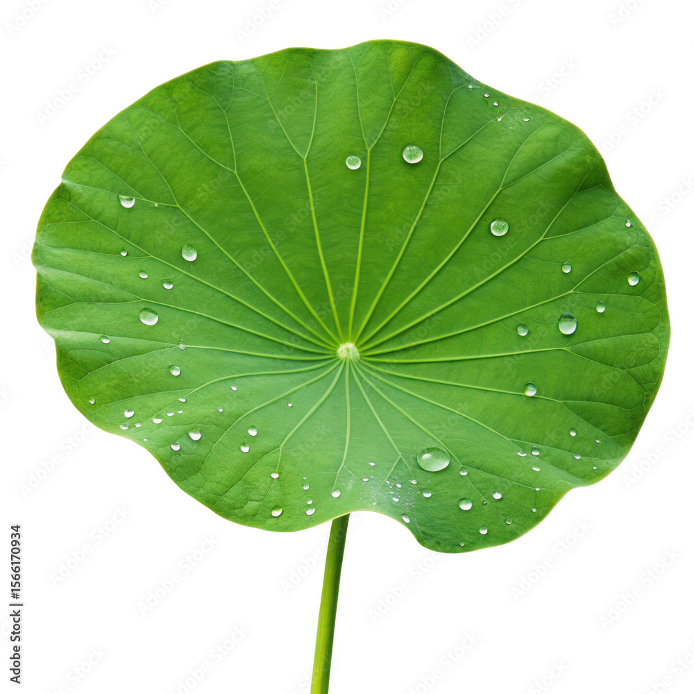 Fototapeta premium Lotus leaf on transparent background 3.png, Lotus leaf on transparent background