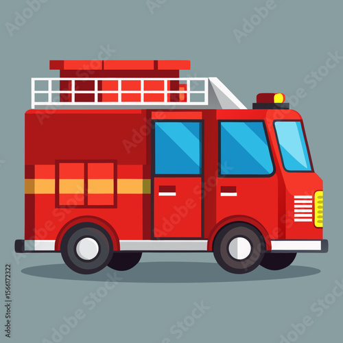 fire truck vector